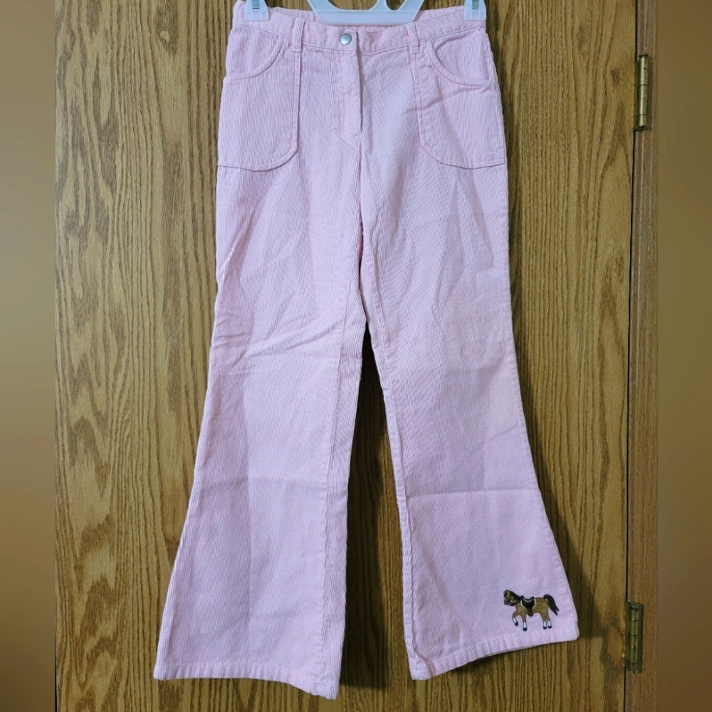 Gymboree Outlet 2007 Equestrian Club Light Pink Corduroy Pants Sz 10